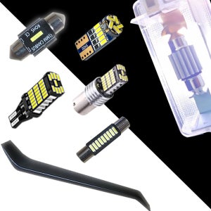 차량용 (전용) LED 실내등 번호판등 트렁크 후진등 31 36 T10 / 화이트 1개