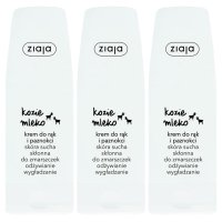 Ziaja 지아자 Kozie Mleko 고트 밀크 핸드 크림 80Ml 3개