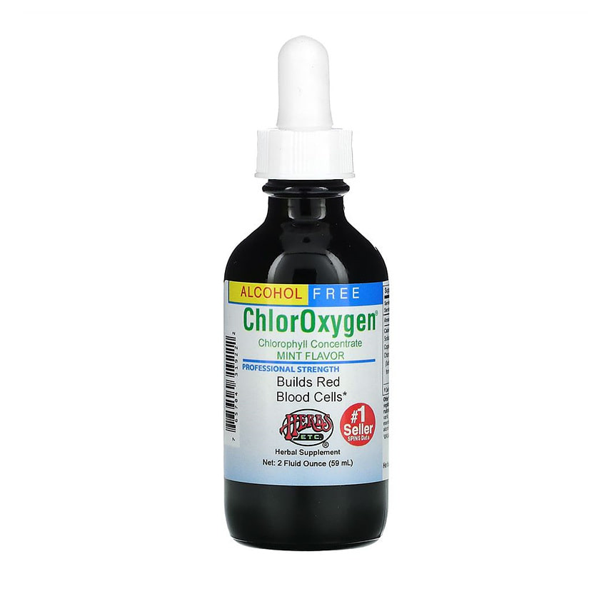 Herbs Etc <b>Chloroxygen</b> 클로로필 콘센트레이트 민트 59Ml