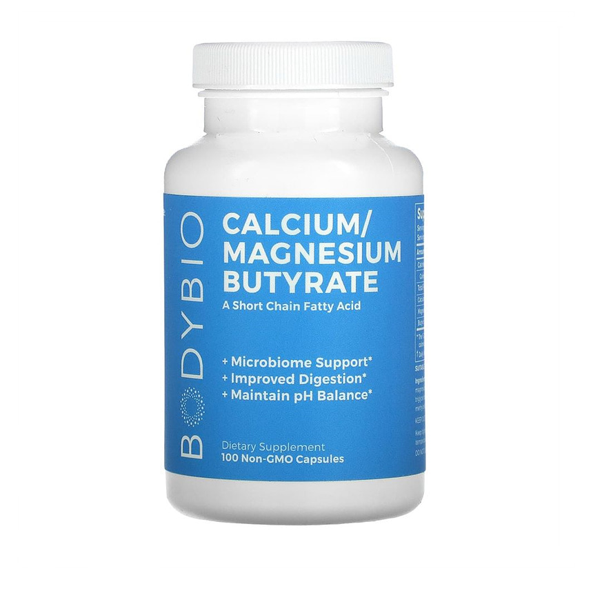 Bodybio <b>바디바이오</b> 칼슘 마그네슘 Butyrate 100정