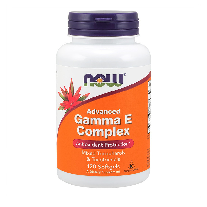Now Foods 나우푸드 푸드 어드밴스 <b>감마 E 컴플렉스</b> 120정
