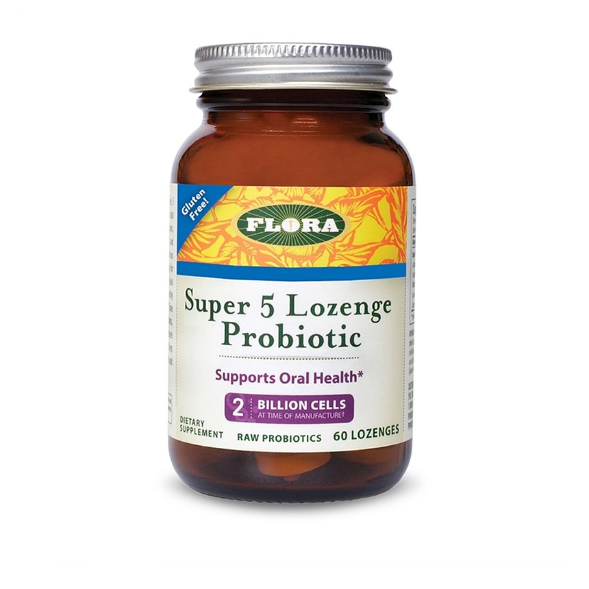 Flora 플로라 우도스 초이스 <b>수퍼 5 프로바이오틱</b> 10억 60정