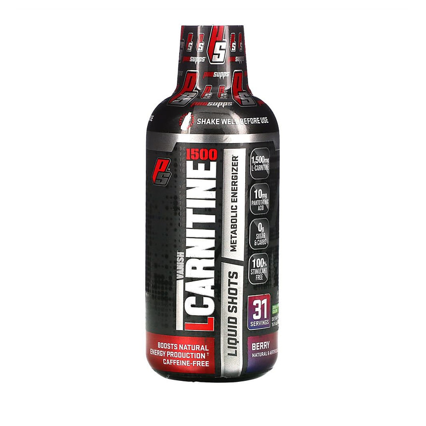 Prosupps <b>L</b> <b>카르니틴 1500</b> 리퀴드 샷 <b>베리</b> 473Ml