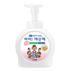 아이깨끗해 버블 핸드워시 거품형 손세정제 레몬향 490ml 용기