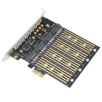 PCie to NVME 어댑터 PCI-E M2 확장 카드 라이저 B 키 M2 4 포트 NGFF SATA SSD 1 개