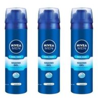 Nivea 니베아 쉐이빙 젤 쿨 Shving Gel Cool 200Ml 3개