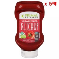 Primal Kitchen 프라이멀 키친 스퀴즈 언스윗 케첩 524g 5팩