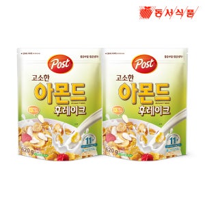 포스트 아몬드 후레이크 620g, 2개