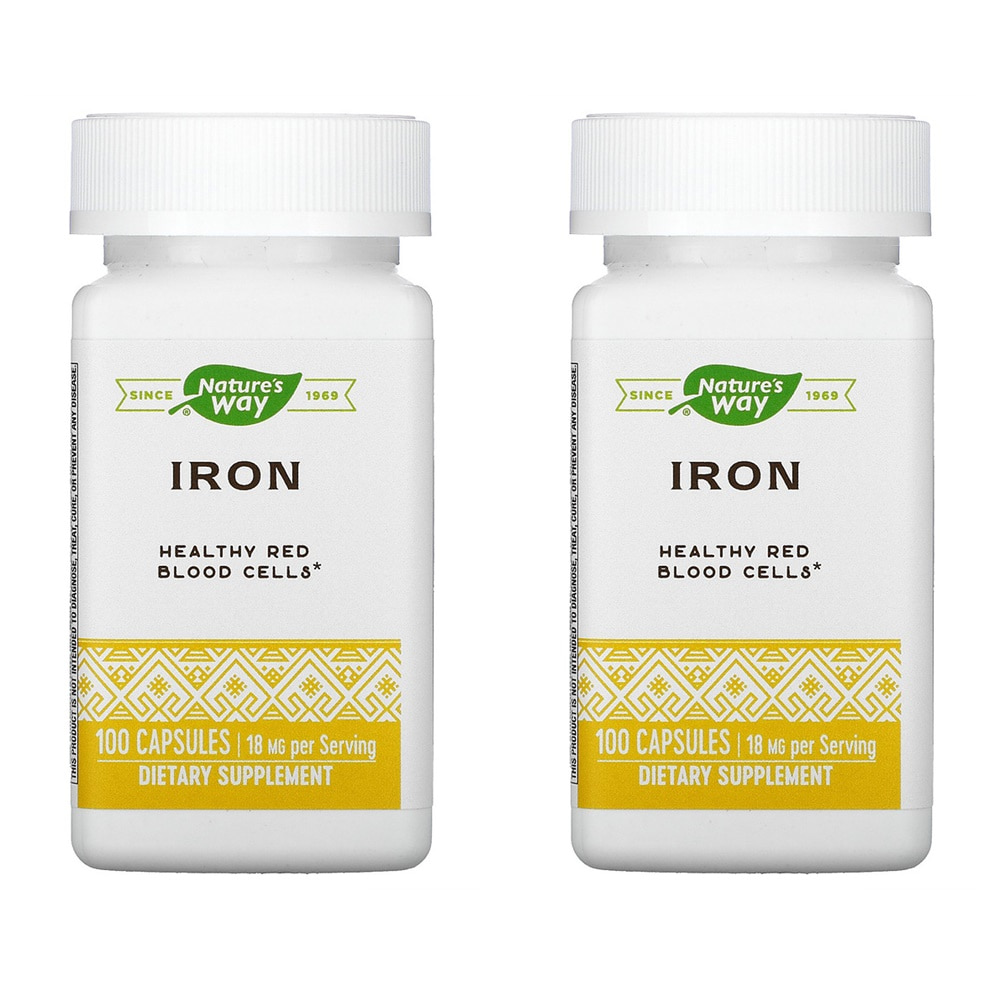 <b>네이쳐스웨이</b> 아이론 <b>철</b> 헬시 레드 블러드 셀 18 Mg E2 U7 100캡 2개