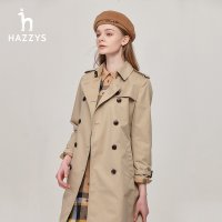 HAZZYS 헤지스 래이디스 여자 더블 바람막이 트렌치코트 ASWSH02CH01