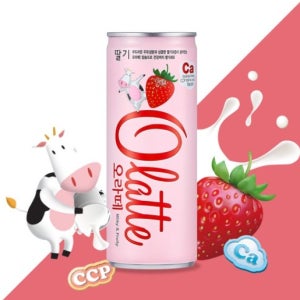 동아오츠카 오라떼 딸기 240ml 캔 30입 1박스
