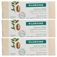 Klorane 클로란 Savon Creme 크림 비누 Lyr 100Ml 3개