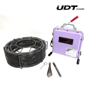 UDT 하수구 뚫는 기계 스프링청소기 배관청소 화장실막힘 UD-100