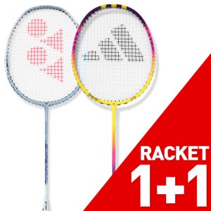 요넥스 나노플레어 GS + 아디다스 슈필러 E 라이트 MB0178 배드민턴라켓 세트