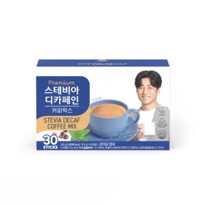 맥널티 디카페인 스테비아 제로슈가 커피믹스 30개입
