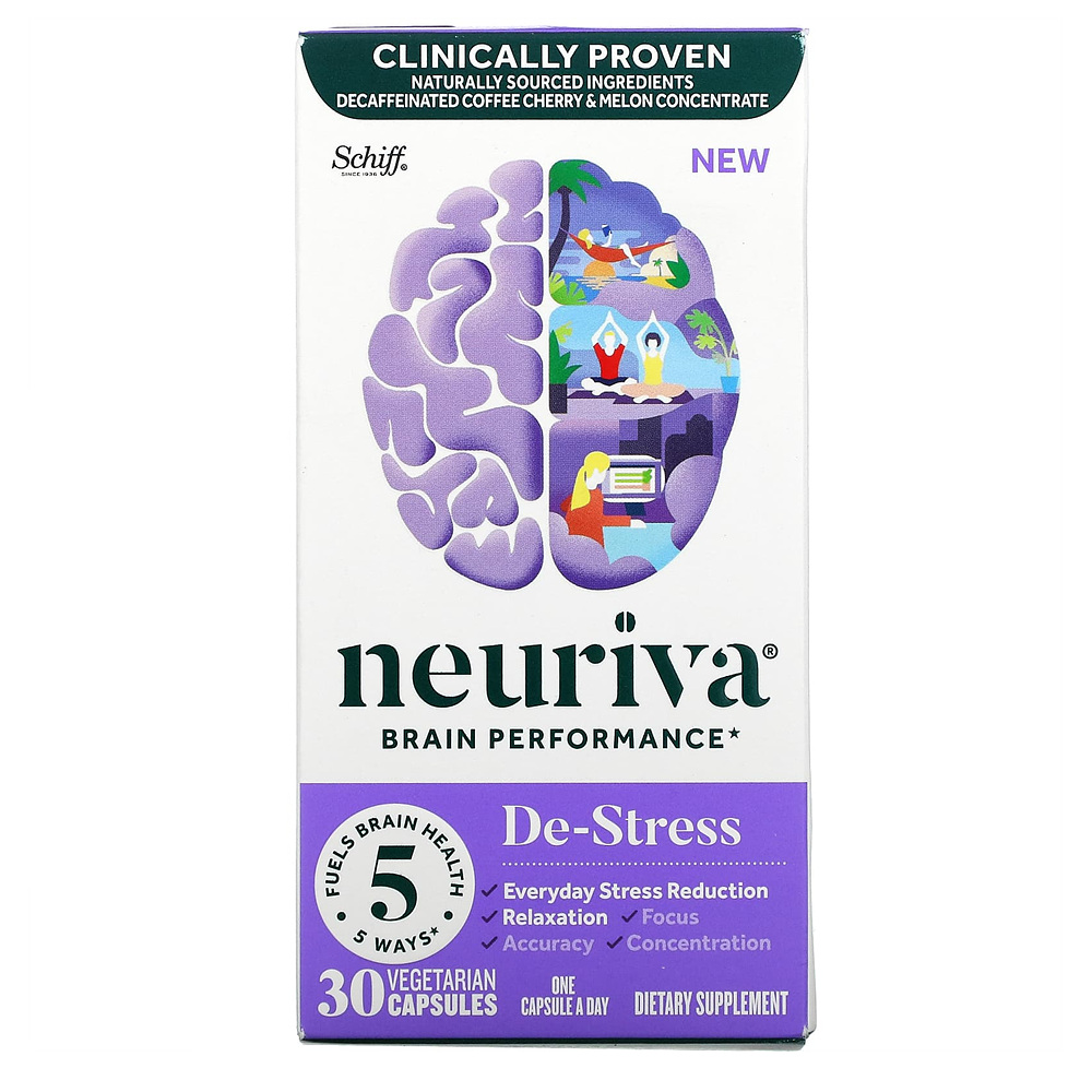 <b>쉬프</b> Neuriva 브레인 퍼포먼스 디-<b>스트레스</b> 베지 캡슐 30정