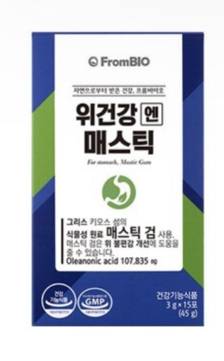 프롬바이오 위건강엔 매스틱 4개월(15포x8박스)