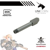 [UNICORN] VFC 글록19GEN4/19X/45용 논 리코일 아웃바렐 7075T6 / FIXED TACTICAL OUTER BARREL [14mm 역나사 일체형]