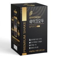 블랙푸드 선식 쉐이크 30g 14포 검정콩 서리태 검정깨 흑미 흑보리 맥주효모 단백질