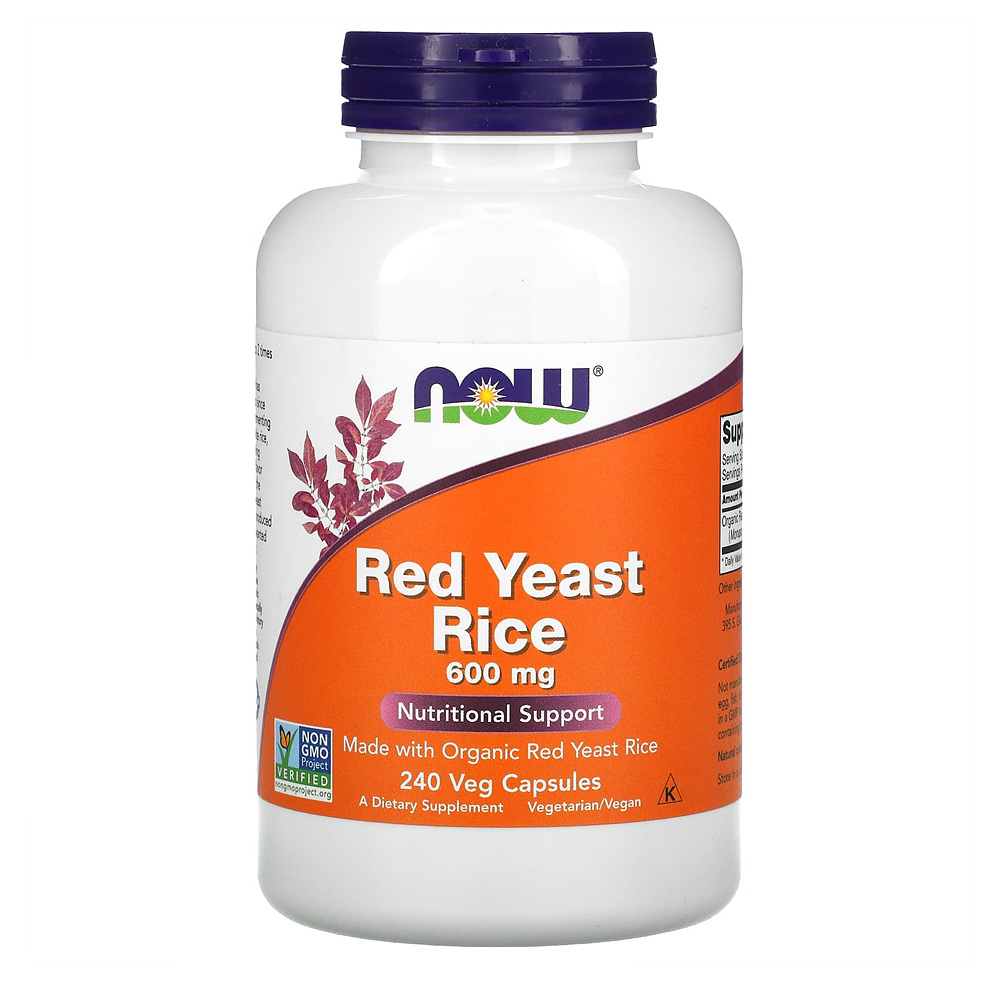 <b>나우푸드 홍국</b> 600mg 베지 캡슐 240정