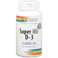 솔라레이 슈퍼 비타민 D3 5000IU 120캡슐