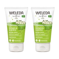 Weleda 벨레다 키즈 2in1 샴푸 & 바디 워시 라임 150ml 2팩