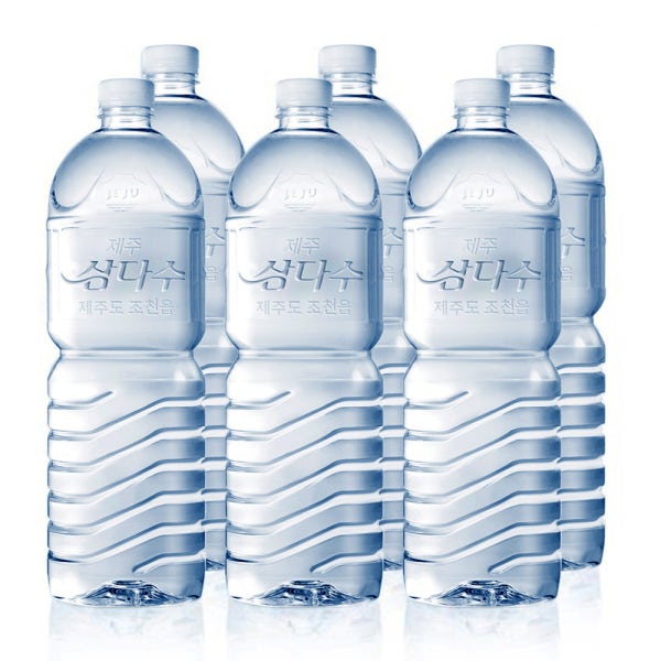 삼다수 무라벨 2L 6개 그린 먹는샘물 새벽배송 가정용 가정 배달