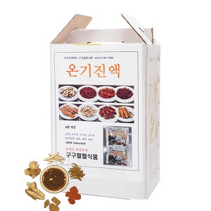 온기진액 즙 액기스 국내산 영지버섯 오미자 구기자 산수유 소화 체온관리 100ml/60포