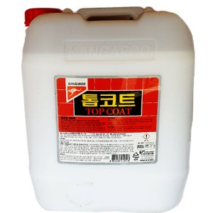 톱코트18.75리터 광택제 데코타일 수지왁스