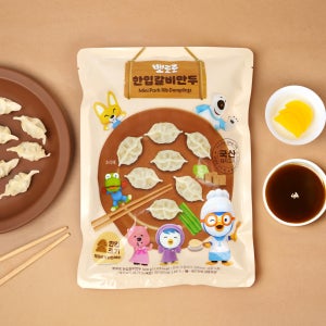 뽀로로 한입 갈비만두 500g 1봉+1봉 (총 2봉지)