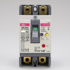 LS산전 누전차단기 EBS52FB 2P 30A 단상 대형 ELB ELCB 산업용 분전반용