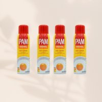 Pam 팸 0칼로리 오일 쿠킹 스프레이 캠핑 식용유 케토 340 g 4개