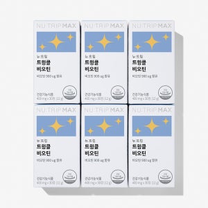 뉴트립 트윙클 비오틴 DSM사 프리미엄 프랑스 비오틴 30정, 6개