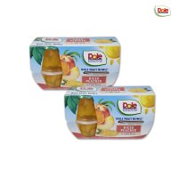 Dole 돌 다이스 복숭아 컵과일 113g x 8개 과일컵 과일간식