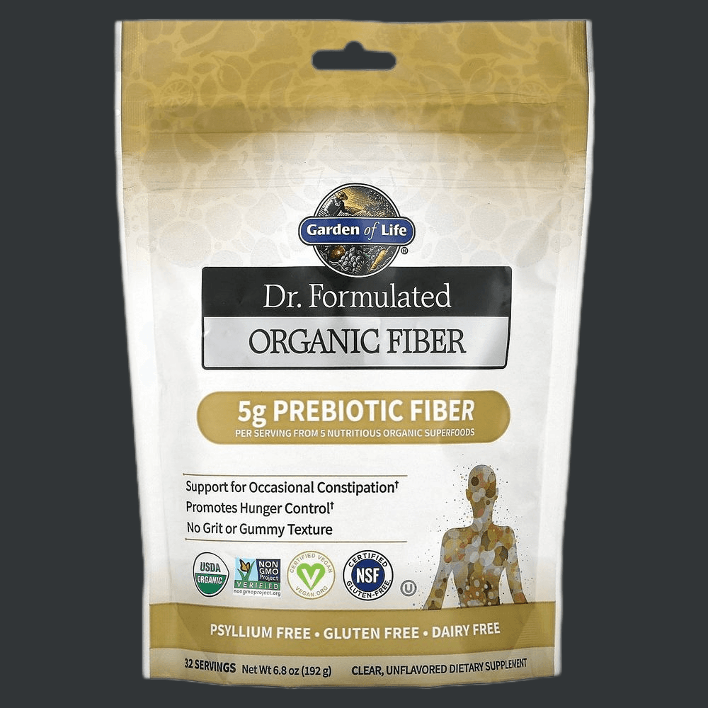 가든오브라이프 <b>닥터포뮬레이티드</b> 오가닉<b>파이버</b> 아카시아섬유 <b>프리바이오틱</b> 192g