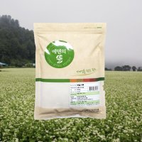 국산메밀가루 평창 봉평 메밀100프 500g 국내산 유기농 요리 파전 부침가루 묵 전