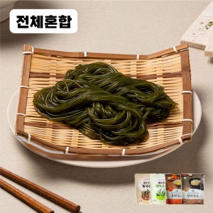 [혼합] 바로먹는 바로쏙 야채 해조 면 국수 4종 총10팩 톳 미역 양파 호박