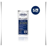 5캔 200ml 그린비아 검은참깨 마일드케어 생모