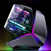 ATX ITX 360 수냉식 데스크탑 케이스 5VARGB 게이밍 커스텀 케이스