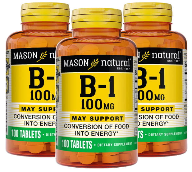 MASON NATURAL <b>비타민B1</b> <b>비타민</b>비원 티아민 300정