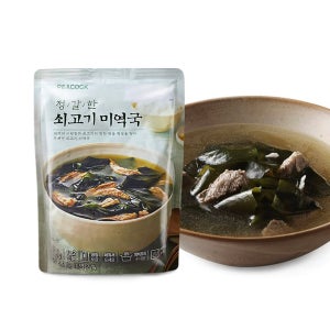 신세계푸드 피코크 정갈한 소고기 미역국 500g 5개
