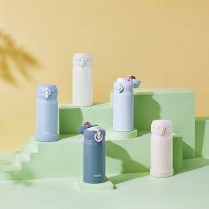 [1+1][블랙,초코색상추가] 써모스 원터치 보온병 보냉병 텀블러 JNL-355K 350ml