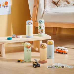 [1+1] 써모스 원터치 보온병 보냉병 텀블러 JNR-352K 350ml