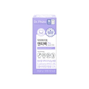 닥터파이토 덴티백 구강유산균 BLIS M18 프로바이오틱스, 잇몸, 입속 30정, 1개