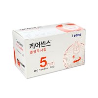 케어센스 인슐린 펜니들 멸균주사침 5mm 32g 주사바늘 멸균침 당뇨 혈당