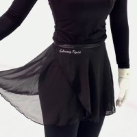 슈니그 피겨 연습복 랩 스커트 바지 스케이트 wrap skirt