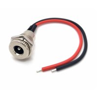 DC잭 5.5 2.1 mm 제작용 DC 전원 커넥터 18awg