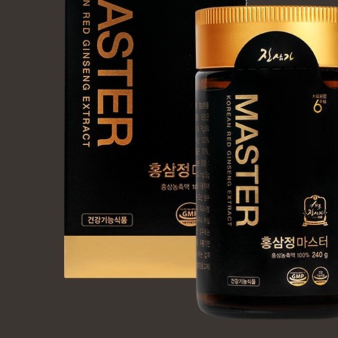 <b>진삼가</b> 6년근 홍삼정 마스터 240g 진세노사이드54mg