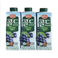 콜드 포도 250ML x 3입, 1개