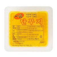 일품단무지 일회용 배달용 자장면 컵라면 떡볶이 pc방 단무지 얇은온달 100g x 80개